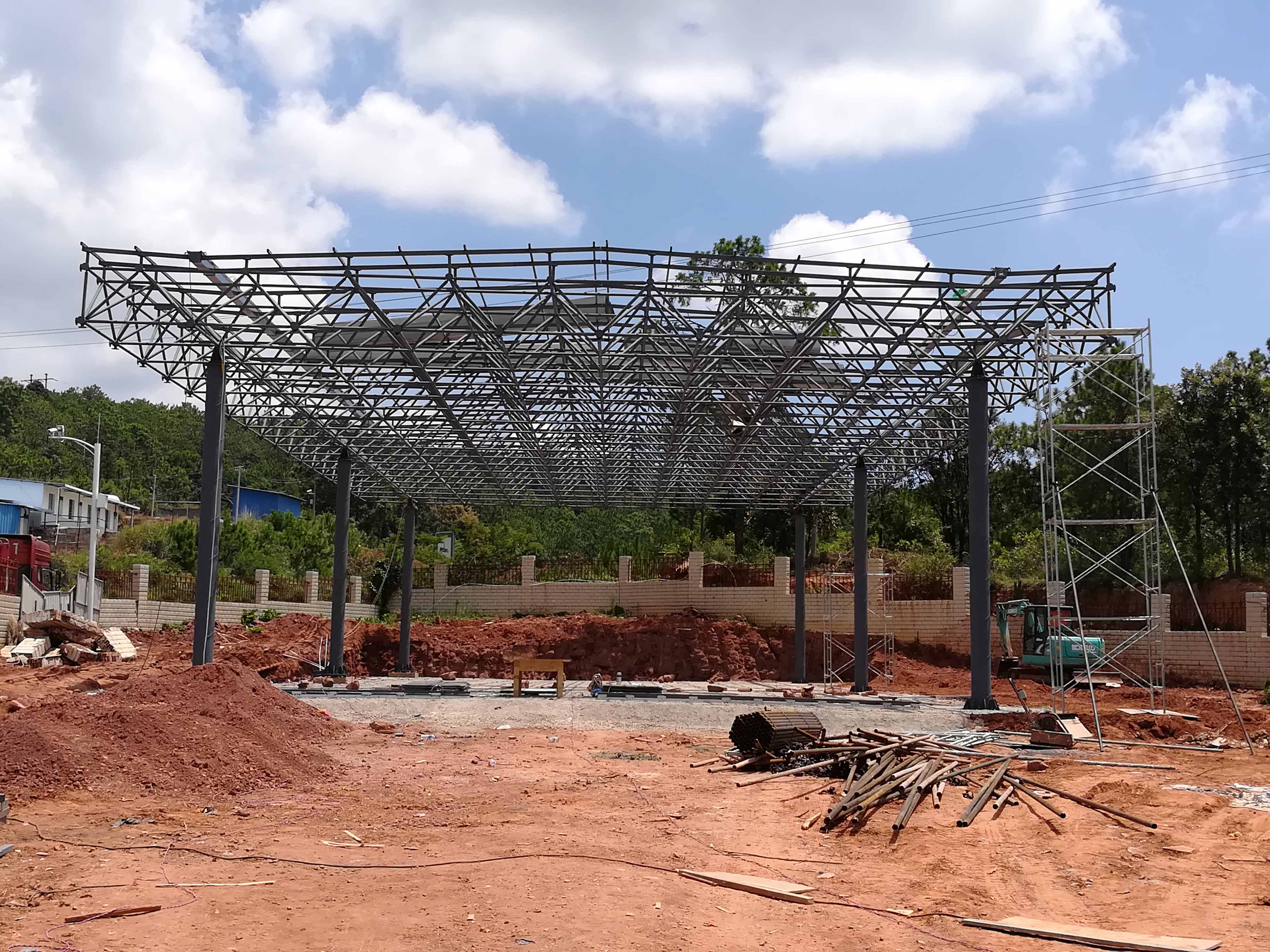 温岭加油站网架屋面